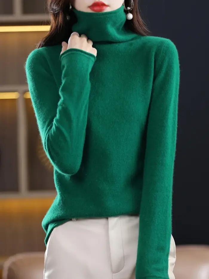Pull en laine mérinos 100% pour femme