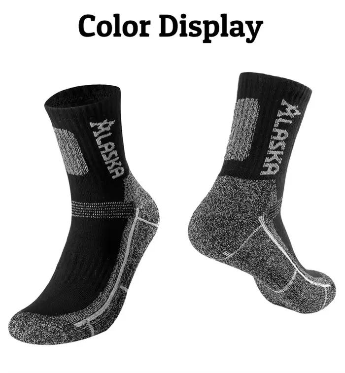 Chaussettes thermiques professionnelles hiver pour chasse - 3 paires chaudes sport outdoor randonnée
