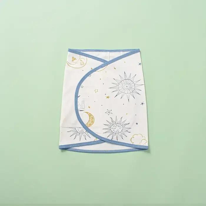 Couverture d'emmaillotage en coton pour bébé de 0 à 6 mois