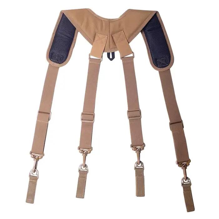 Bretelles tactiques ajustables type X - Suspension ceinture équipement chasse combat outdoor