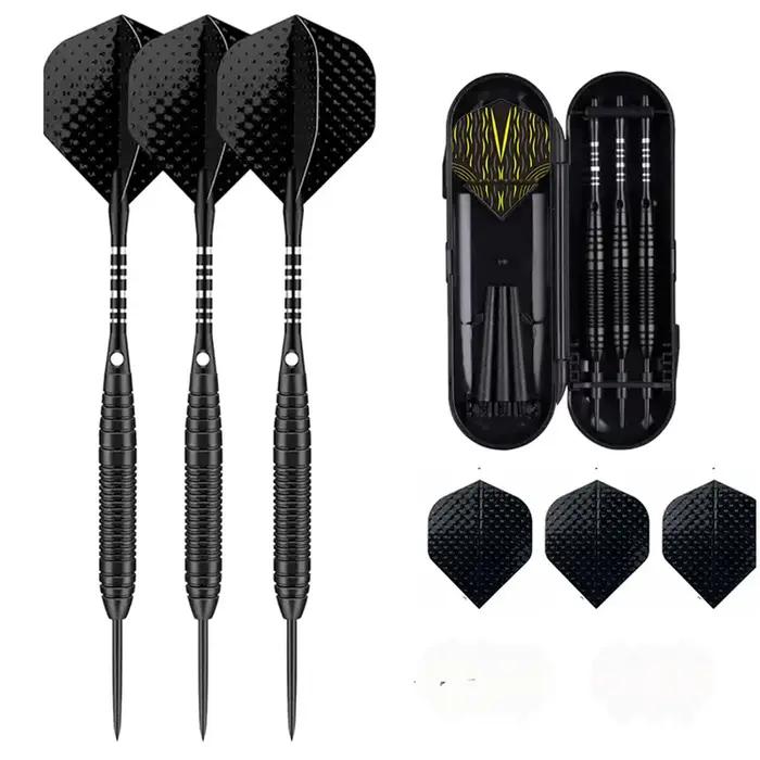 Jeu de fléchettes pointues en métal avec boîte de rangement portable, choix parfait pour l'entraînem
