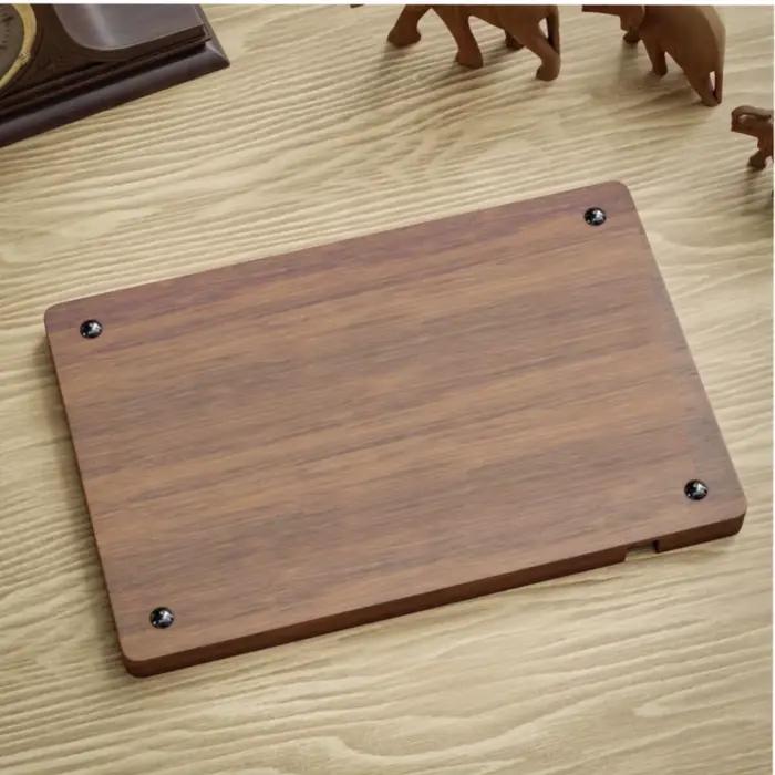 Ooden bureau boîte de rangement de bureau cloison en bois massif boîte de rangement téléphone portable casque débris boîte de rangement plateau de rangement en bois