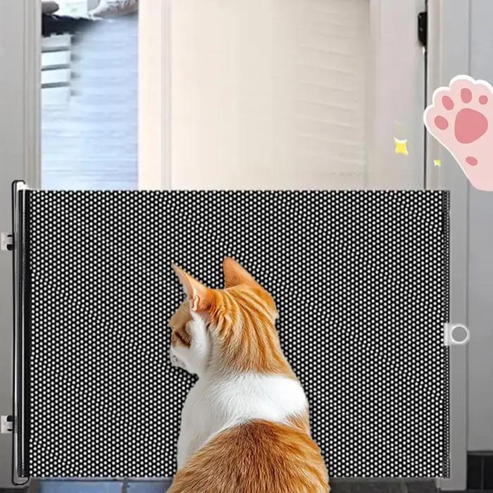 Barrière pour animaux de compagnie extensible