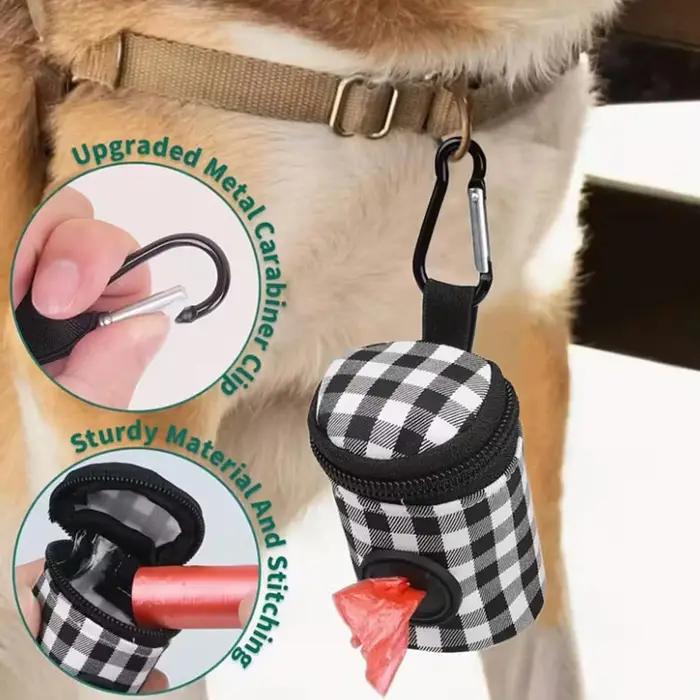 Trousse de toilette pour chiens en plein air, sac poubelle portable, scooper et sacs à crottes pour promenades et parcs publics