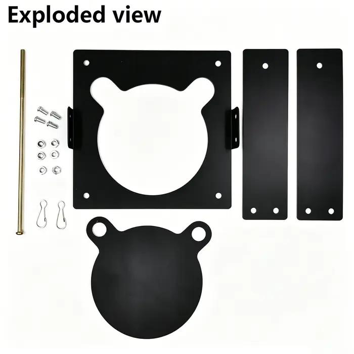Cible d'ours détachable 10cm pour tir au pistolet à air comprimé entraînement ludique et précision pour passionnés et débutants