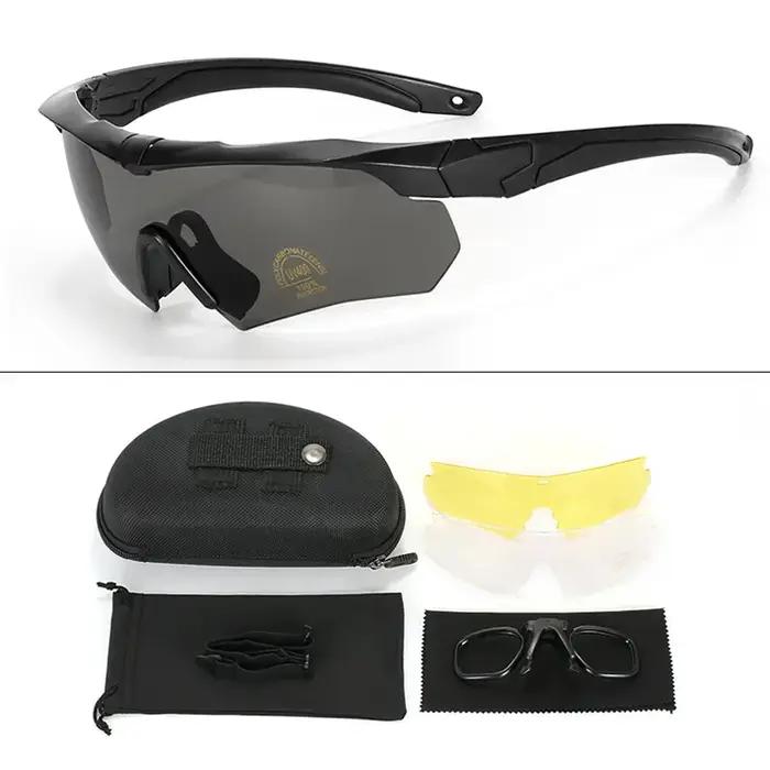 Lunettes tactiques militaires CS Airsoft coupe-vent protection UV pour camping pêche cyclisme alpinisme occasions spéciales