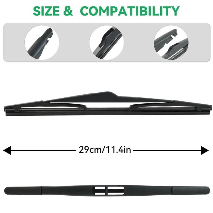 Erick's essuie-glace 12 "lame d'essuie-glace arrière pour Peugeot 3008 Mk2 2017 - 2023 pare-brise pr