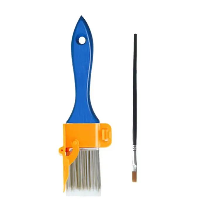 Pinceau professionnel pour les coins des murs et des plafonds - Outil de peinture manuel avec peinture au latex à finition nette, idéal pour l'intérieur et l'extérieur