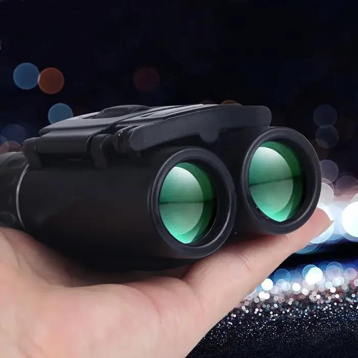 100x22 Mini Portable Hd Jumelles 30000m Longue Portée Pliant Bak4 Fmc Optique Pour La Chasse Sports