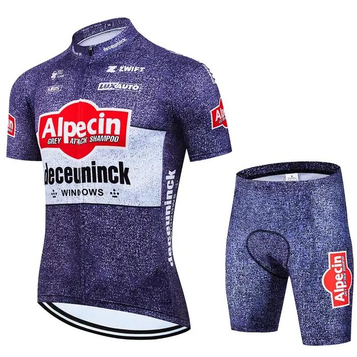 Vêtements de cyclisme en jersey pour hommes 2025 – Collection Printemps-Été Vélo de Route ALPECIN –