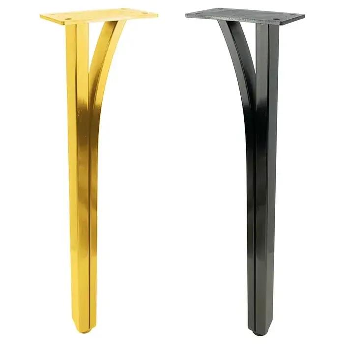 Pied de support de meubles en acier inoxydable, pied de table à thé, pied de meuble TV, pied de cana