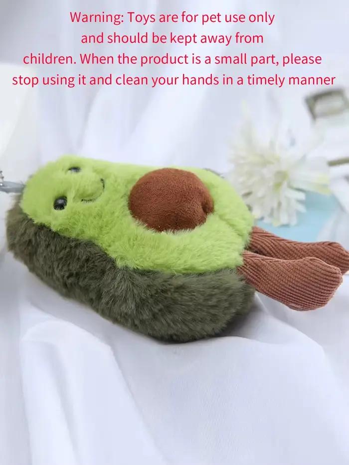 Jouet en peluche avocat polaire pour chiens de petite et moyenne taille jouets interactifs occasions spéciales cadeaux d'anniversaire