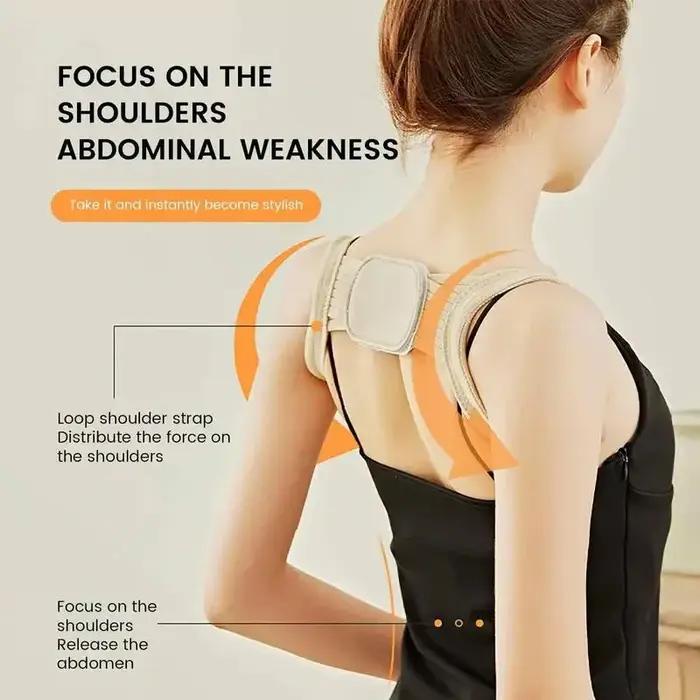 Correcteur de Posture de clavicule réglable pour hommes et femmes, attelle du haut du dos, ceinture