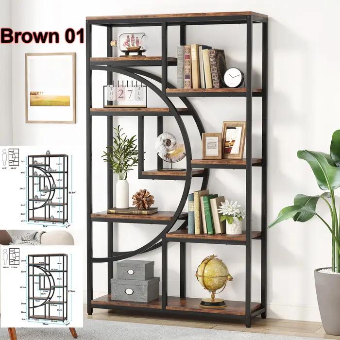 Tribesigns Bibliothèque industrielle Etagere à 5 niveaux