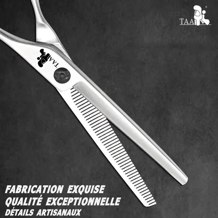 Ciseaux pour Animaux de Compagnie TAA Ciseaux de Toilettage Professionnels Dentelés Universels pour Chiens et Chats Occasions Spéciales Toilettage Soigné