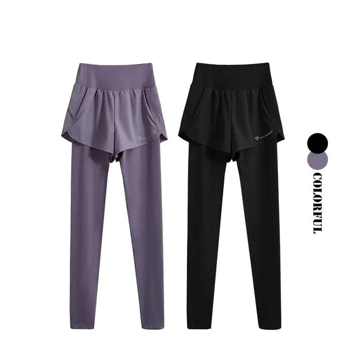 DRUR-Leggings de yoga taille haute sans couture pour femme, pantalon de sport, vêtements de sport, v