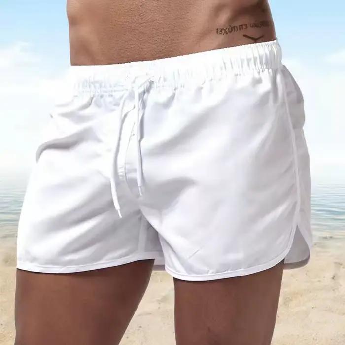 Maillot de bain pour hommes, short de marque, vêtements de plage, Sexy, maillot de bain, taille basse, respirant, vêtements de plage, Surf, nouvelle collection été 2025
