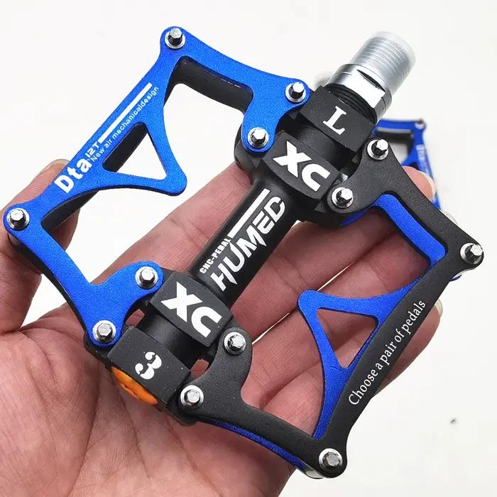 Pédales de vélo large et plat, 3 roulements scellés, 5 couleurs disponibles, 2021, 9/16