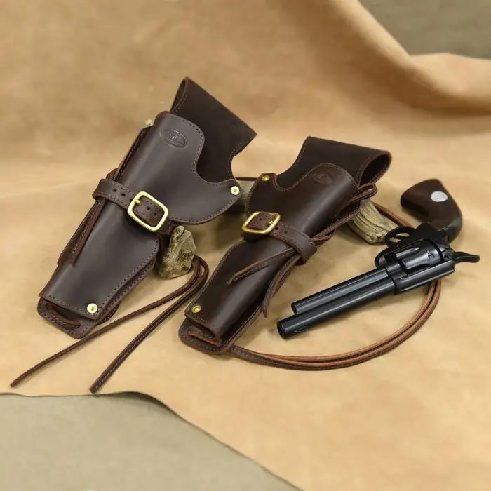 Étui pour revolver en cuir fait à la main