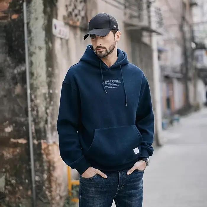 Sweat-shirt à capuche pour hommes, vêtement graphique, couleur unie, luxe, Y2k, Vintage, couleur Pastel, surfit, Style coréen, bon marché, ample