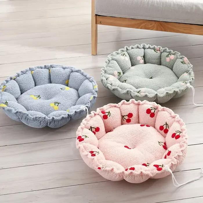 Coussin de maison pour chien pour réchauffement d'hiver