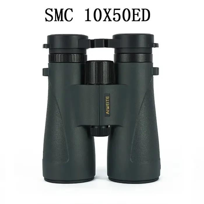 Jumelles professionnelles ED 10x50/12x50 SMC waterproof - Optique Bak4 basse dispersion pour chasse précision