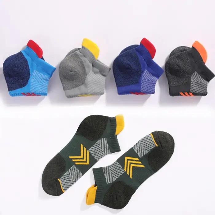 Chaussettes de chasse homme 5 paires mi-mollet coton respirant sport épaisse grande taille 39-50