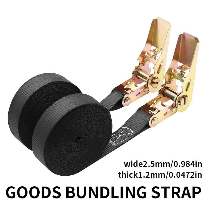 Tendeur de sangle de liaison pour camion, petit tendeur à cliquet, tendeur de corde autobloquant, emballage de fret et sangle de fixation, sangle d'avion