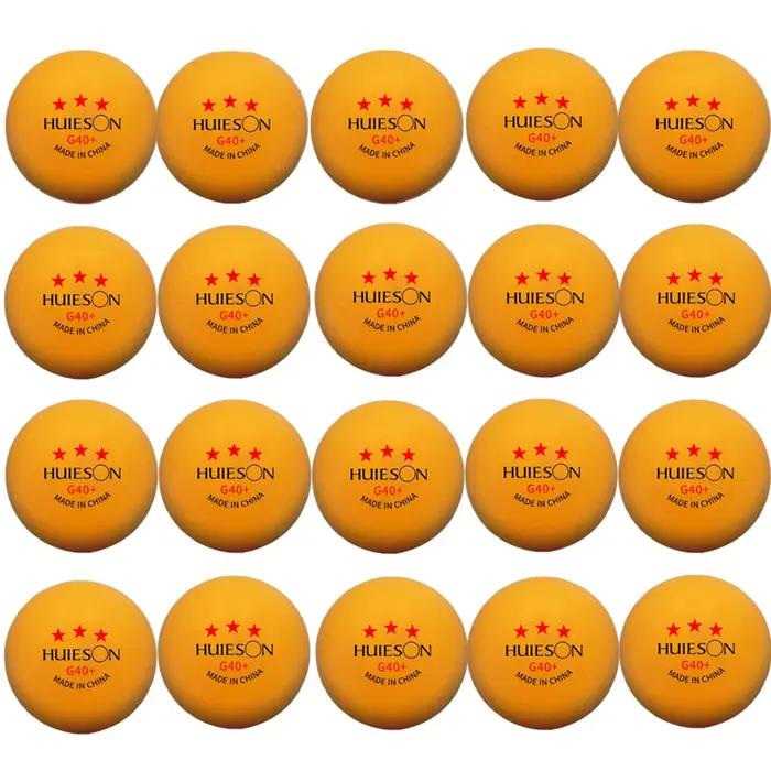 Nouveau Huieson 3 étoiles 20 ~ 100 pièces ABS 40 + matériel balles de Tennis de Table professionnell