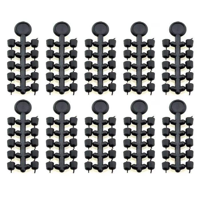 50pcs Perles de Caoutchouc pour Carpe Hameçon 20pcs vis d'appât Chod Rigs Accessoires de Pêche