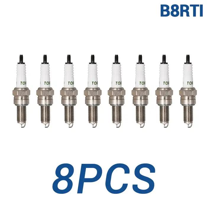 2-8 pièces Bougies d'Etincelles Iridium TORCH B8RTI Remplace pour 96067/CPR8EAIX-9 4465/CPR8EAGP-9 91064/SIMR8A9 HONDA