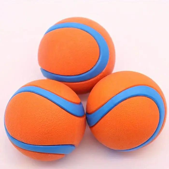 Jouet interactif de balle gonflable en caoutchouc pour chien, pour l'entraînement et soulager l'ennui, jouet à mâcher pour nettoyer les dents, jouets pour animaux de compagnie pour tous les chiens