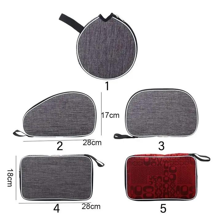 Juste de protection pour raquettes de tennis de table, sac de rangement pour raquettes de ping-pong,