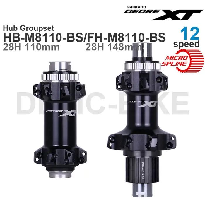 WinterMANO DEORE XT M8110 moyeu avant HB-M8110 HB-M8110-B et arrière complétant EHUB FH-M8110 FH-M8110-B FH-M8110-BS