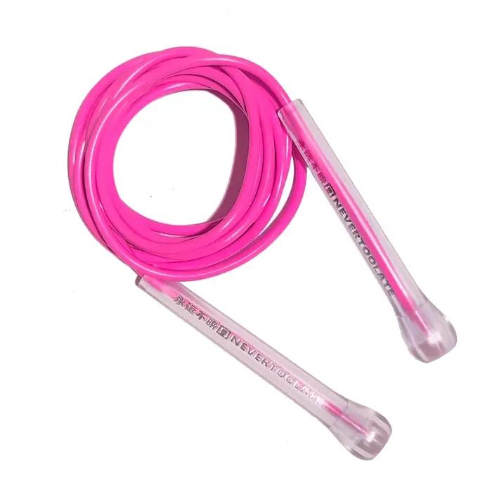 NEVERTOOLATE EXTRA LONG 3.2 mètres 14cm poignée abs vitesse de boxe 5mm corde à sauter en PVC souple sans enchevêtrement