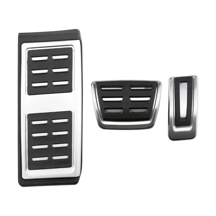 Pédales de Voiture LHD en Acier Inoxydable pour Volkswagen VW Polo 2017-2022, Couvercle de Protectio