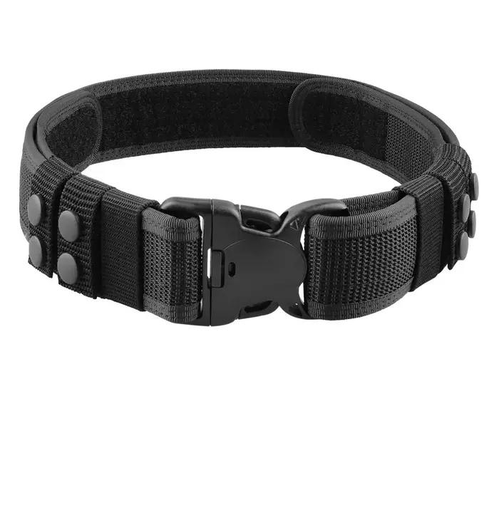 5 cm de large légèrement dur, épais boucle de ceinture extérieure ceinture tactique multifonctionnel