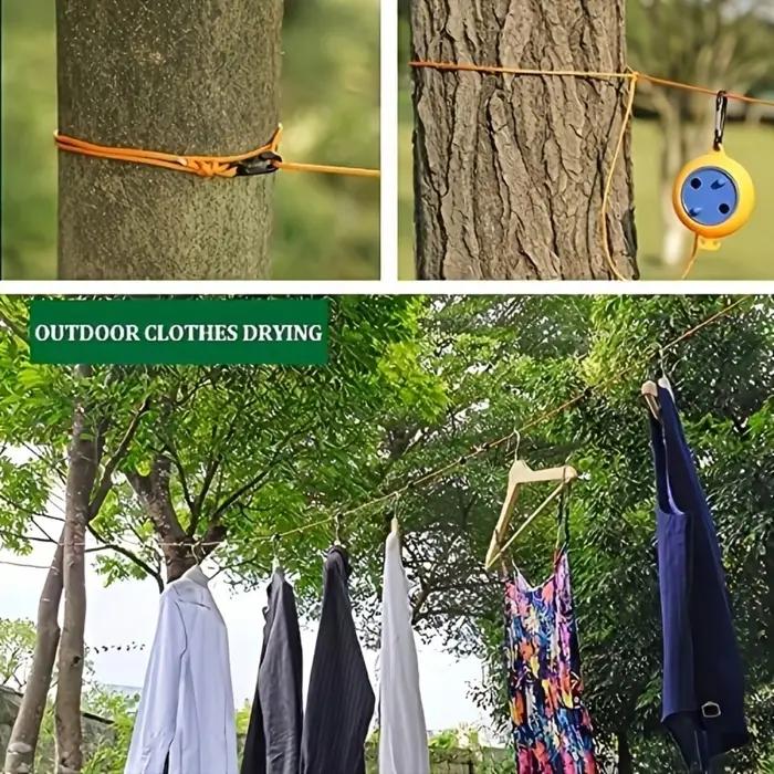 Séchoir à linge portable de 8 m