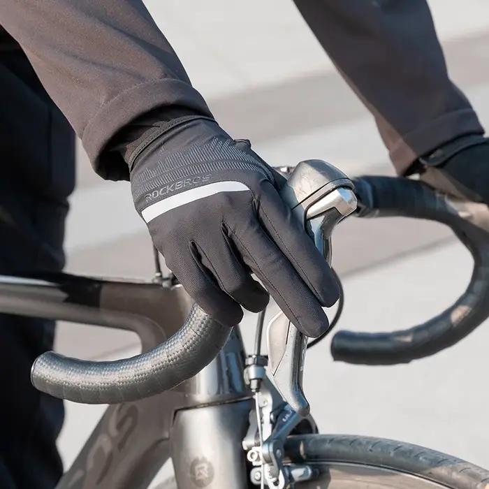 ROCKBROS – gants de cyclisme pour hommes, gants de vélo de printemps et d'automne, antichocs, respir
