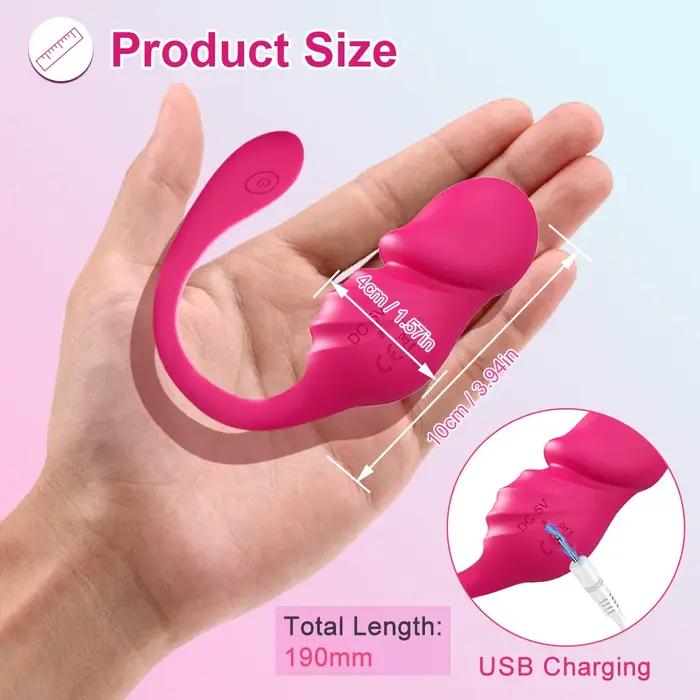 Oeuf vibrateur Bluetooth portable pour femme, gode, stimulateur de clitoris, culotte vibrante à dist