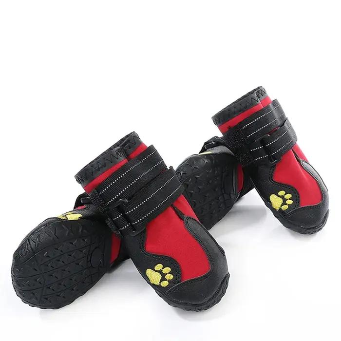 Chaussettes chaussures pour chien de taille moyenne 4 pièces/ensemble