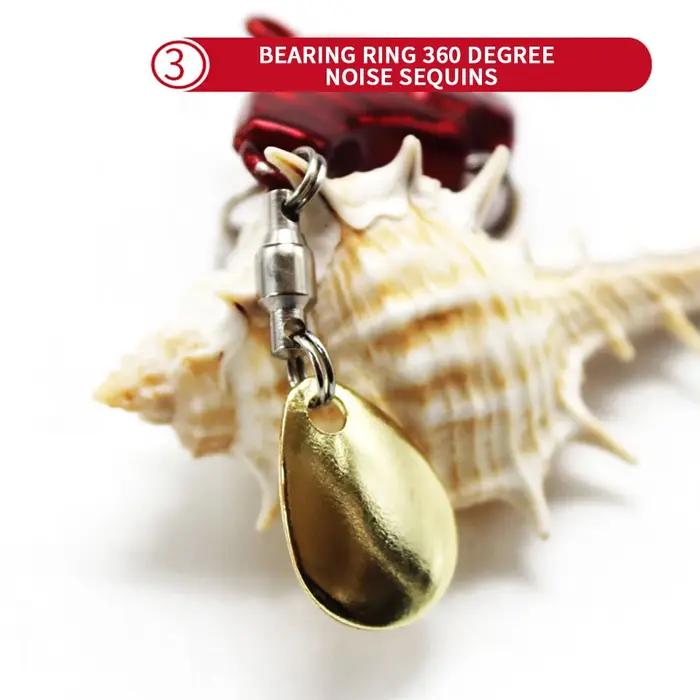 ToplineTackle queue Spinner leurre de pêche 5g 7g 10g 14g 20g métal VIB queue rotative Swimbait trui