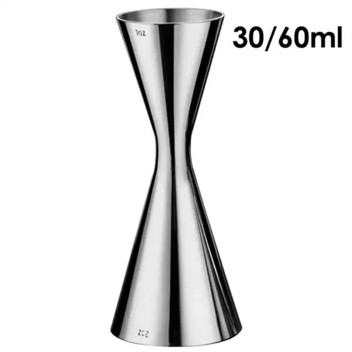 Kit de barman, accessoires de bar, 30/45 ml, 30/60 ml, mixologie, barman, tasse à mesurer double en acier inoxydable de style japonais avec graduation