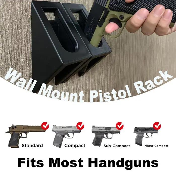 Support mural universel pour pistolet tactique