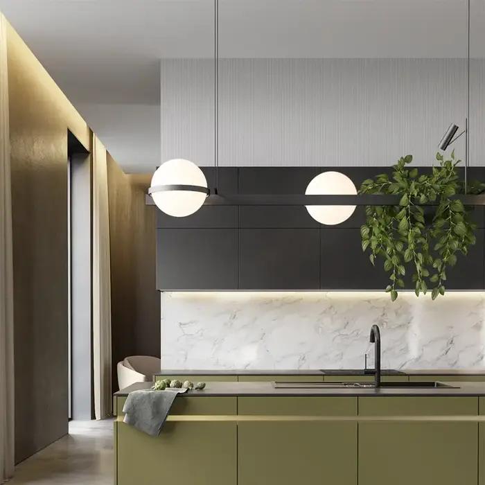 Lustres de plantes modernes haut de gamme bricolage ciel jardin lampe à LED Pot de fleur Suspension