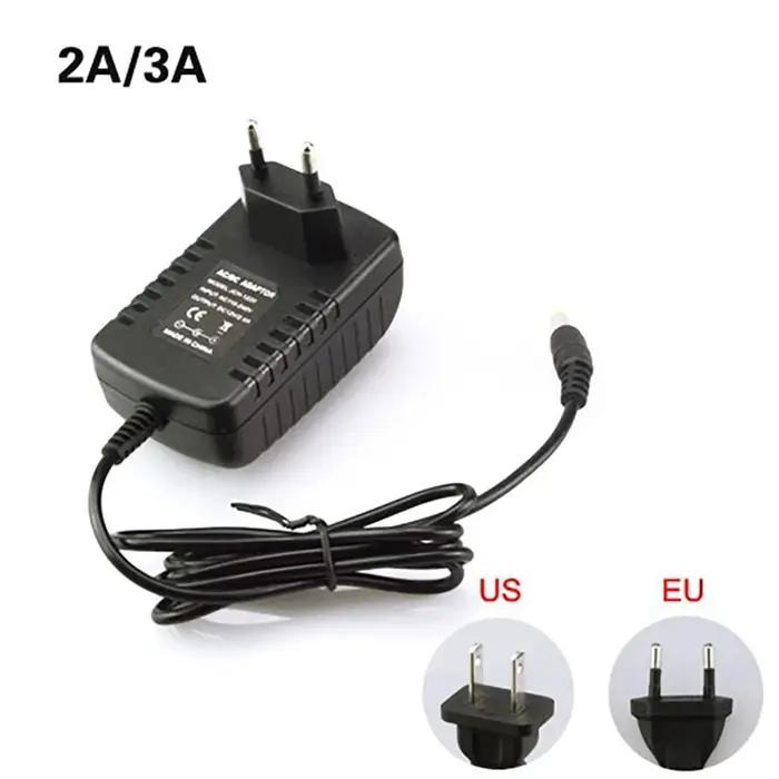 Transformateur d'alimentation 12 volts AC 110V 220V à DC 12V, adaptateur d'alimentation EU US, conve