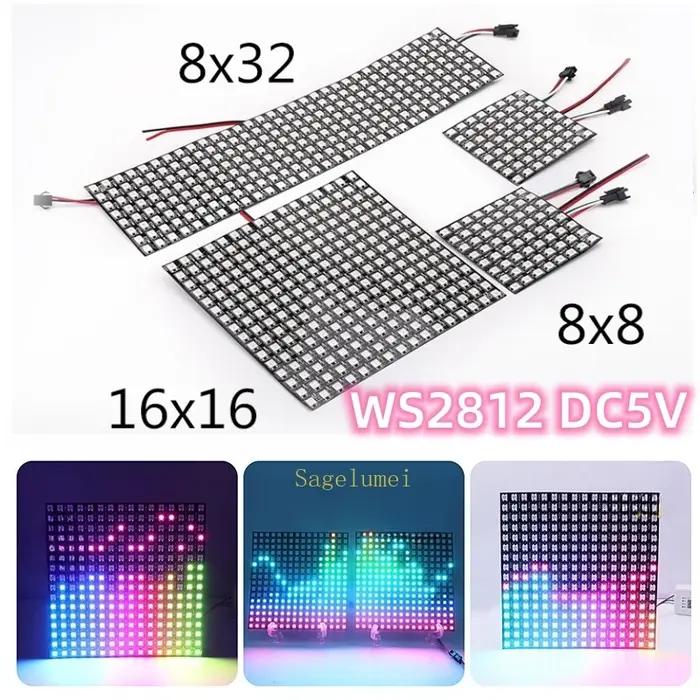 Bande lumineuse numérique Flexible adressable individuellement, double Signal DC5V/12V WS2815, Modul
