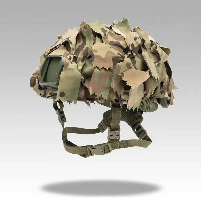 Housse camouflage universelle A-23 List pour casques tactiques extérieur chasse airsoft