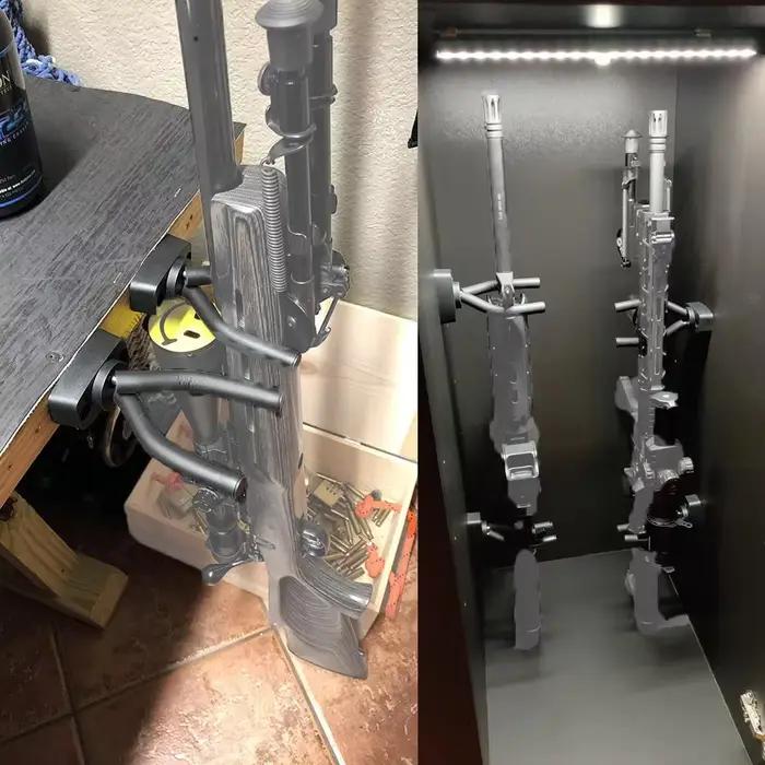Support mural pour armes à feu, crochet de suspension d'affichage de stockage polyvalent pour fusils, fusils de chasse, pistolet, Airsoft, arc composé