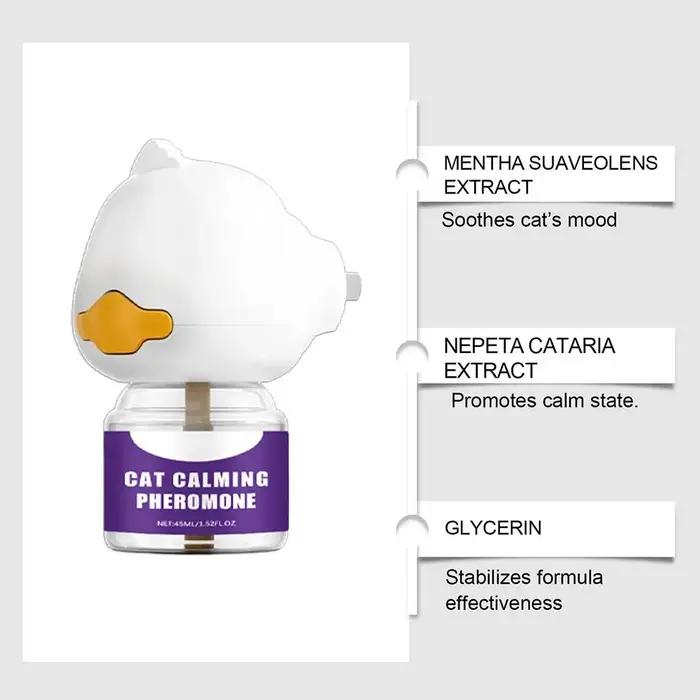 Diffuseur de phéromones apaisantes pour chat de 45 ml